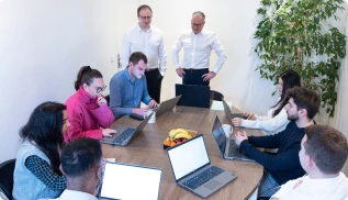 Équipe Exagone en action RSE